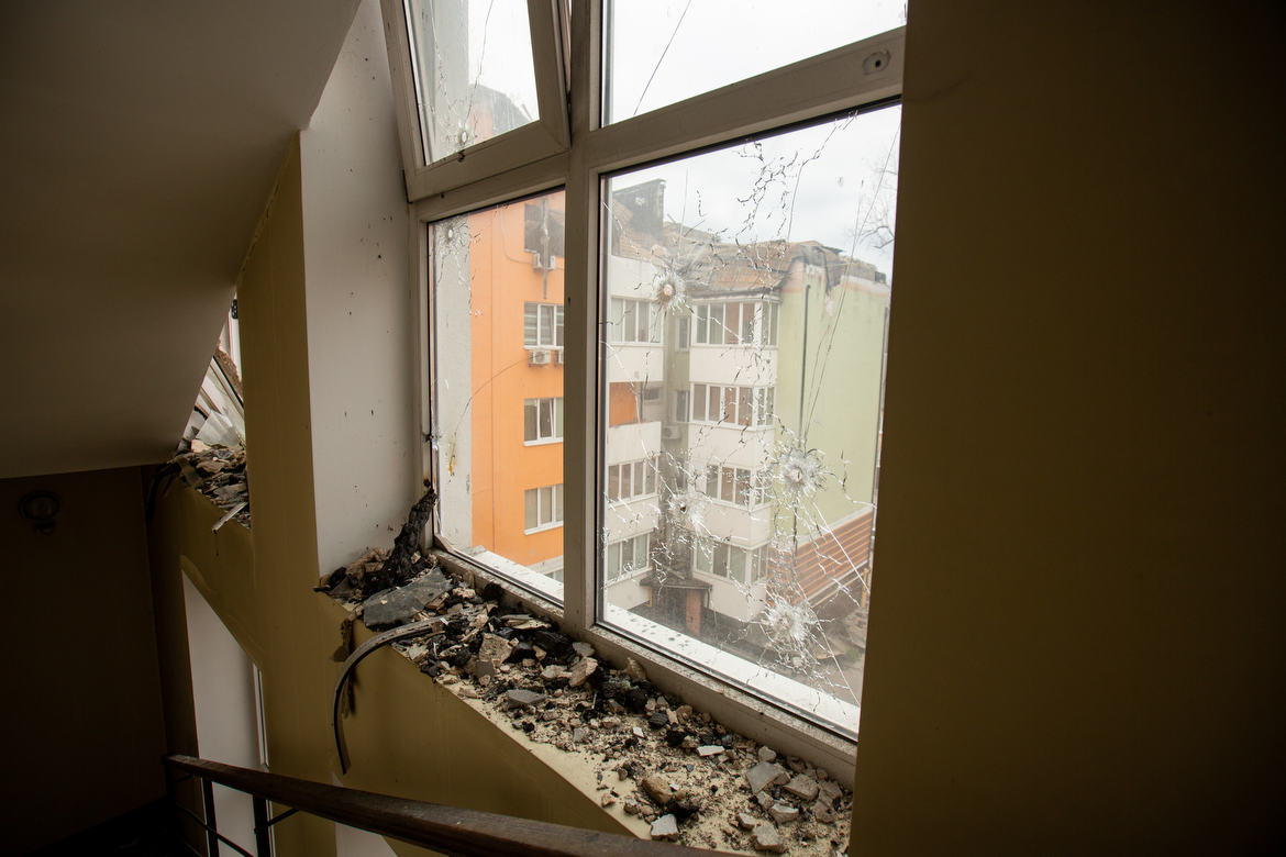 Irpin, Ukraine During the Russian Invasion The Russians lived and occupied this apartment complex for a few weeks while they tried to advance to Kyiv
