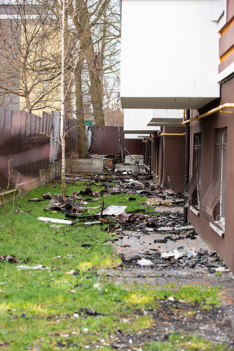 Irpin, Ukraine During the Russian Invasion Not only were the buildings burned and damaged, but anything of value was stolen by the retreating Russians