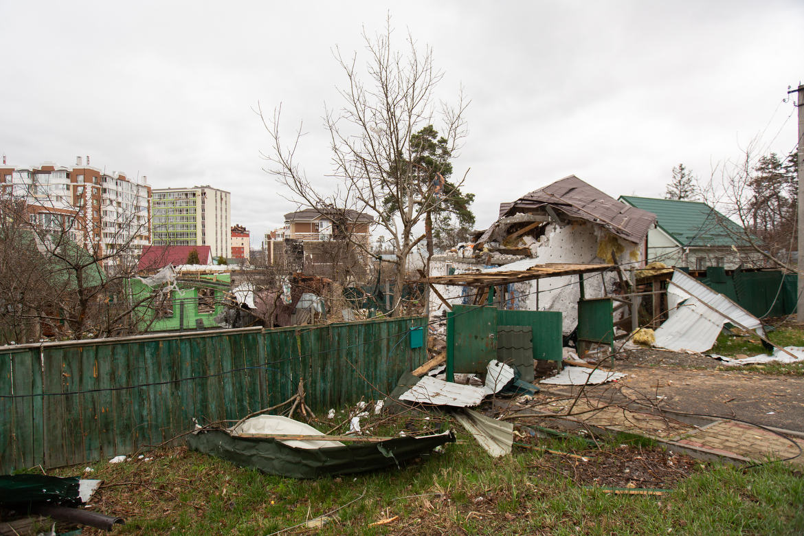Irpin, Ukraine During the Russian Invasion It was like a hurricane had gone through except that this was a man-made disaster
