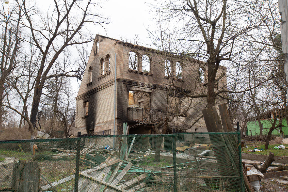 Irpin, Ukraine During the Russian Invasion Irpin was a new and modern city and did not have a lot of soviet era buildings