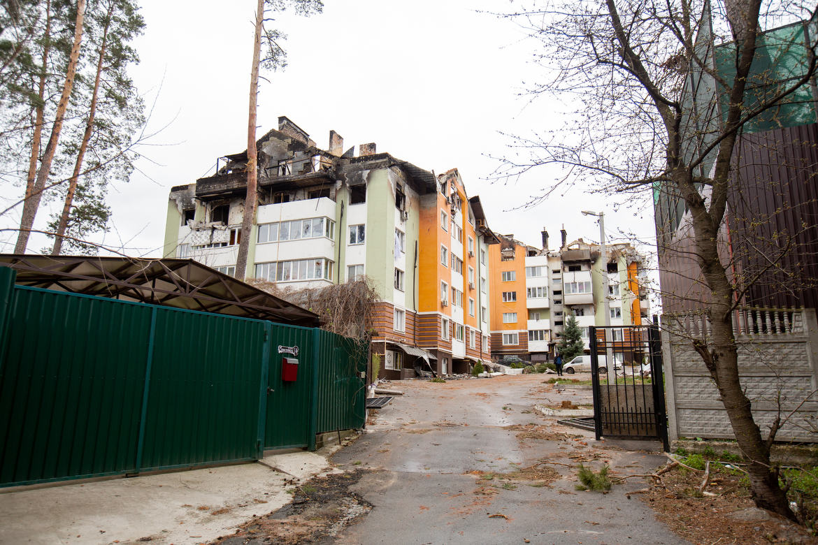Irpin, Ukraine During the Russian Invasion I had friends who lived here