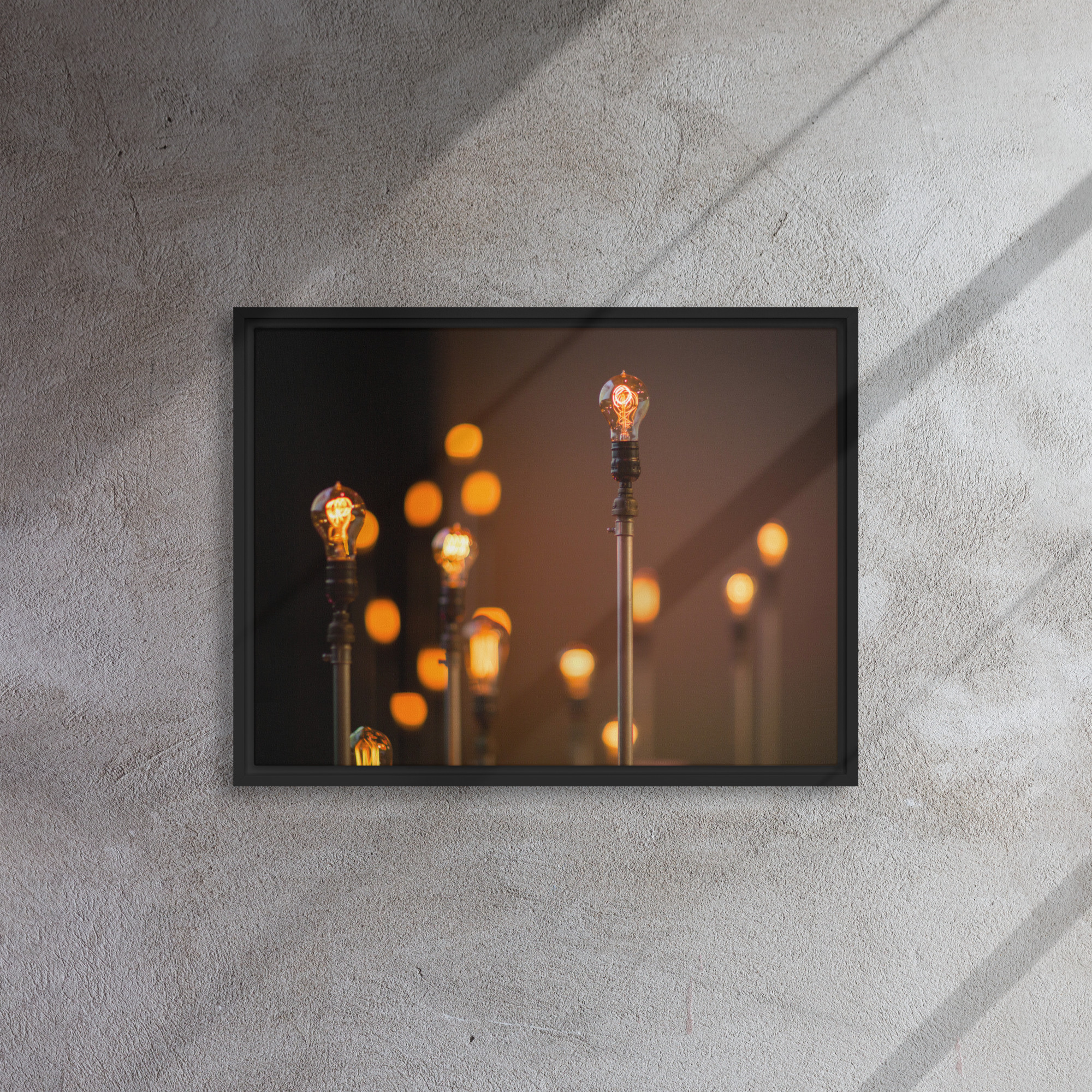 Bright Idea Framed Canvas - Image 6