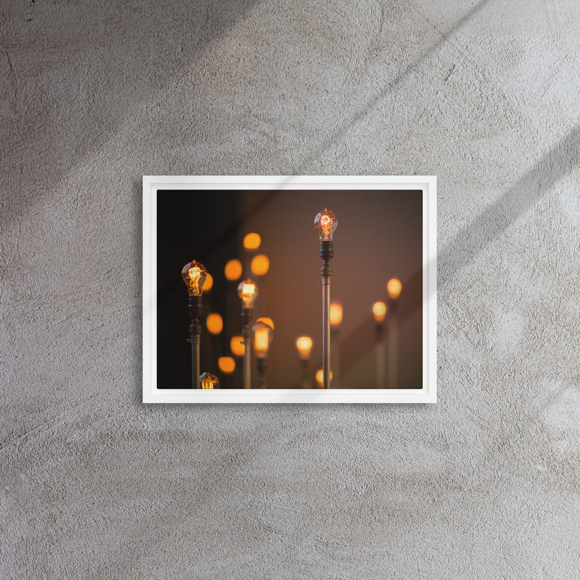 Bright Idea Framed Canvas - Image 4