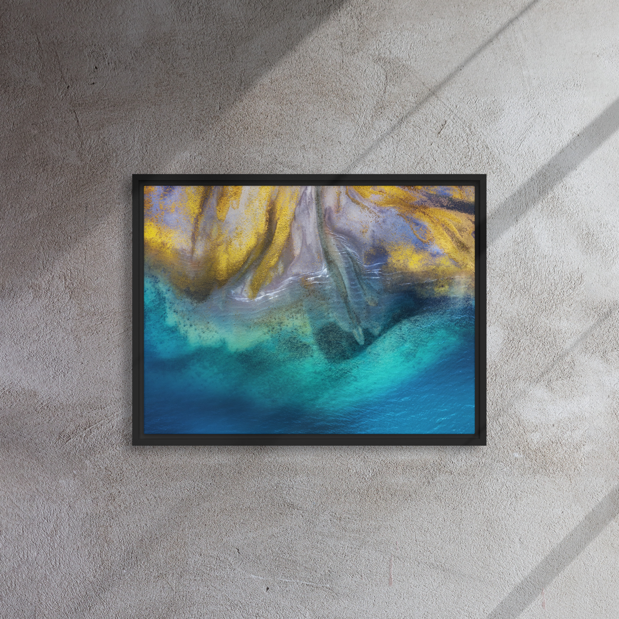 Icelandic Coastline Framed Canvas - Image 5