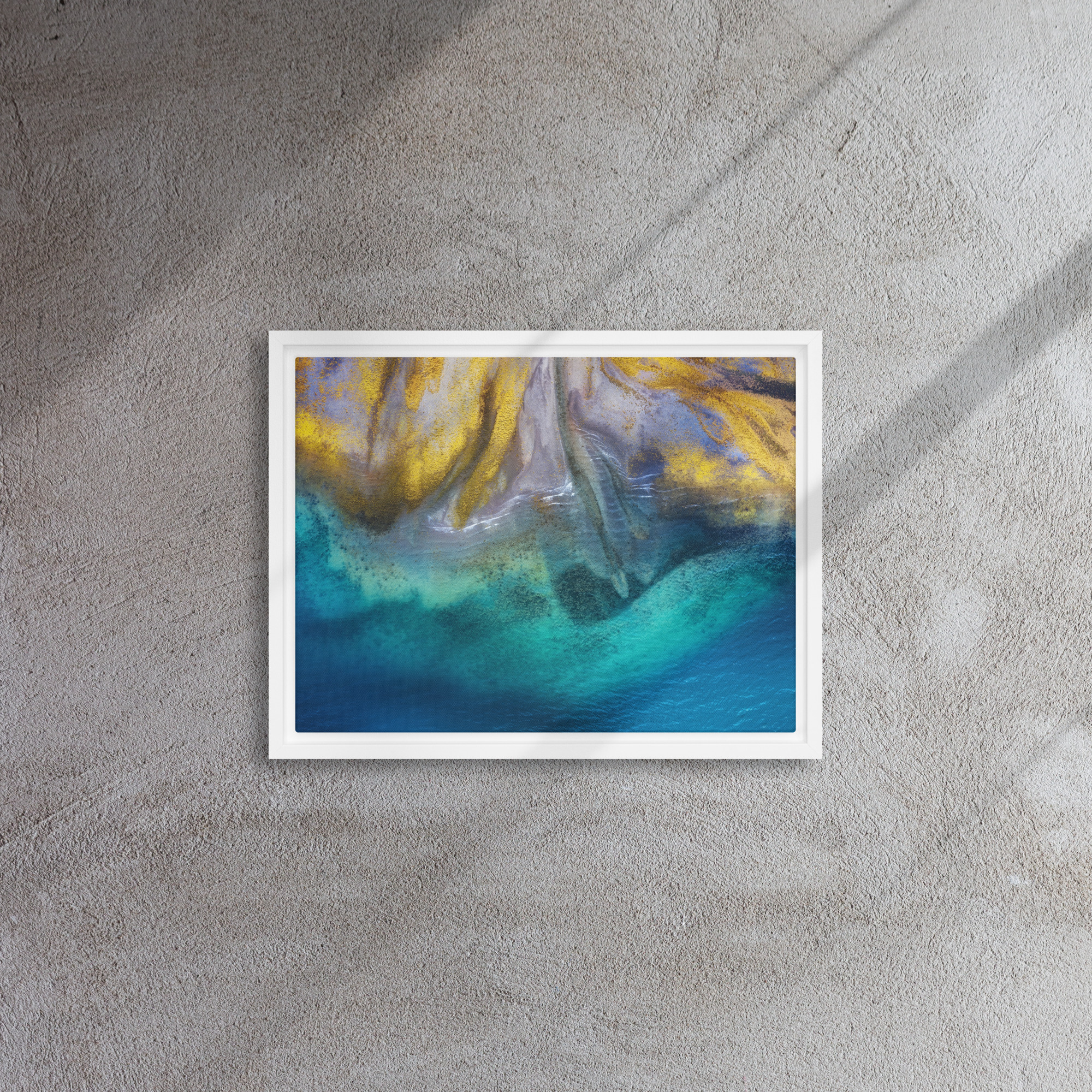 Icelandic Coastline Framed Canvas - Image 4