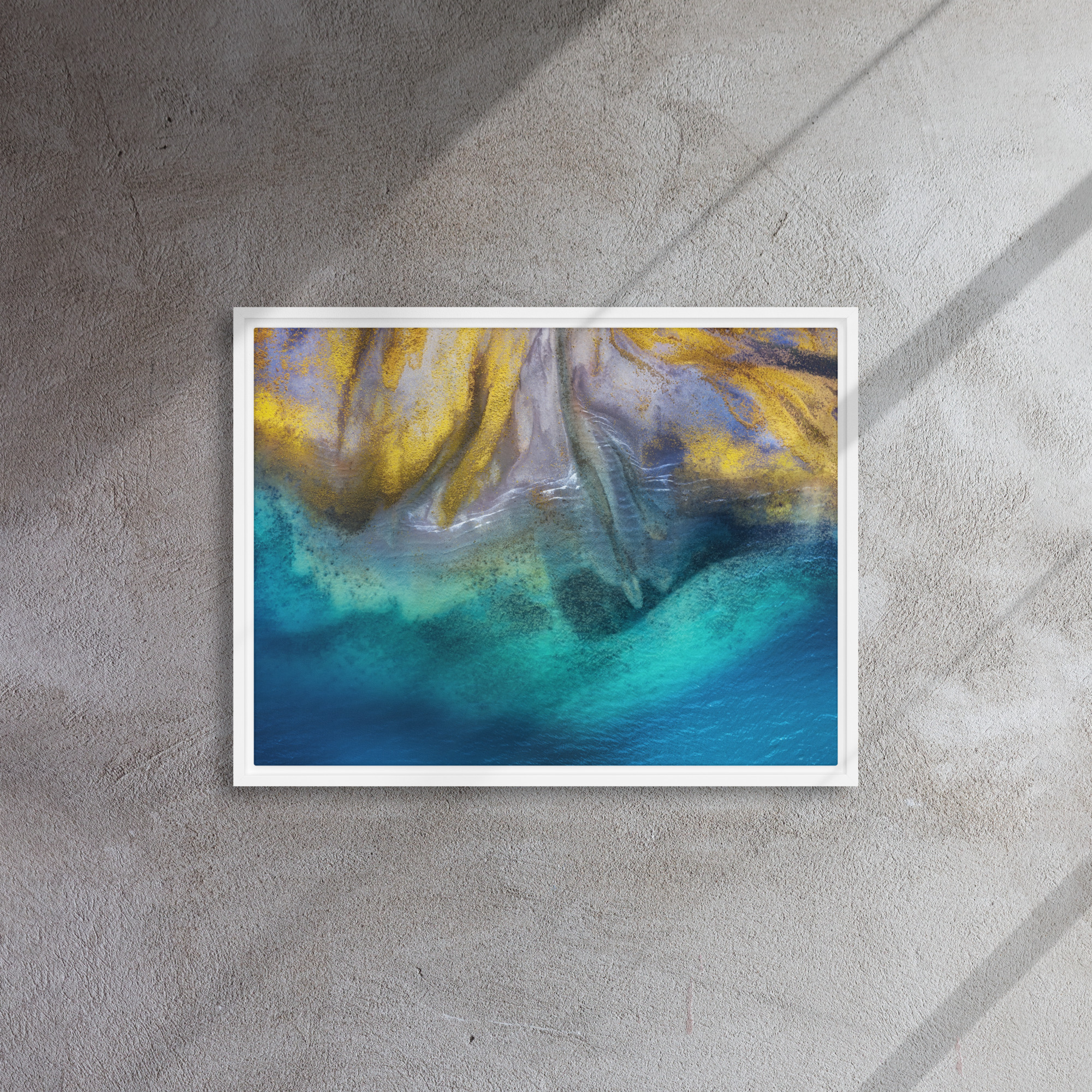 Icelandic Coastline Framed Canvas - Image 3