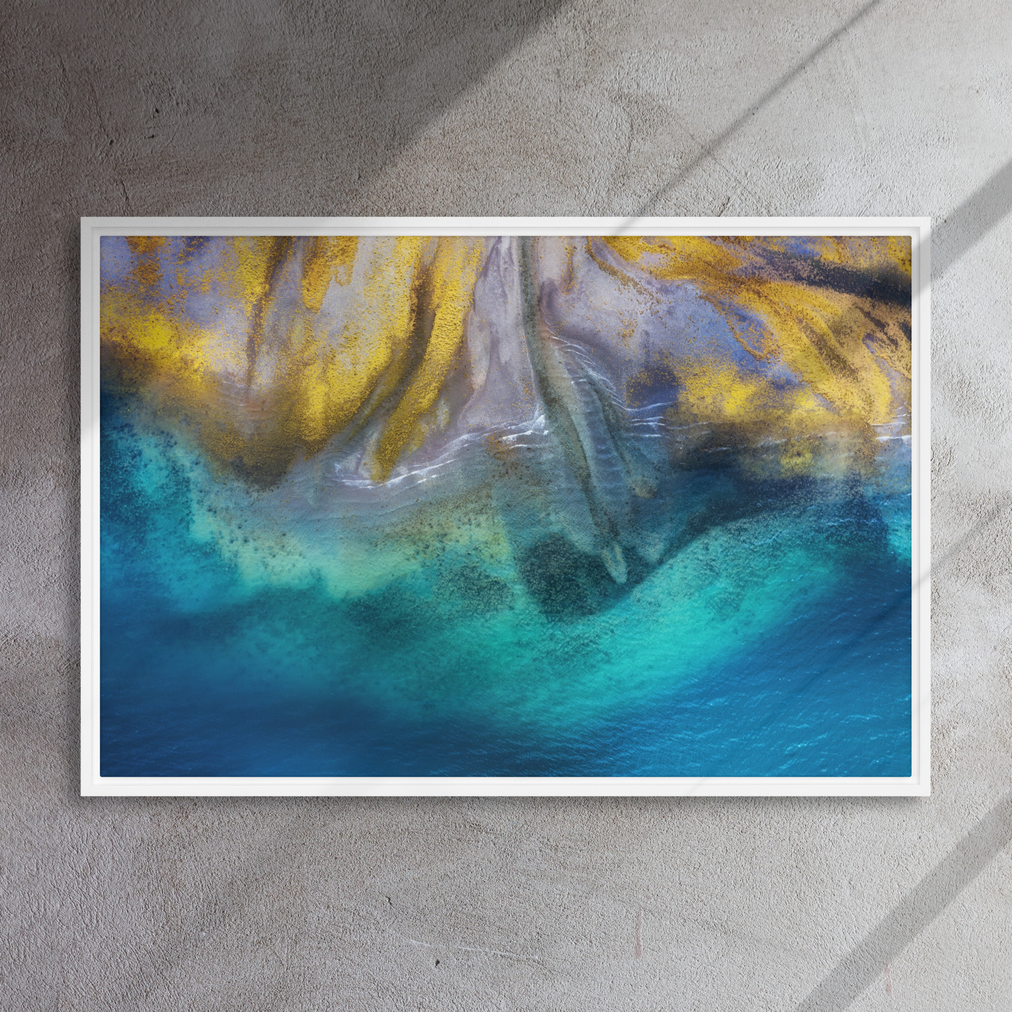 Icelandic Coastline Framed Canvas - Image 2
