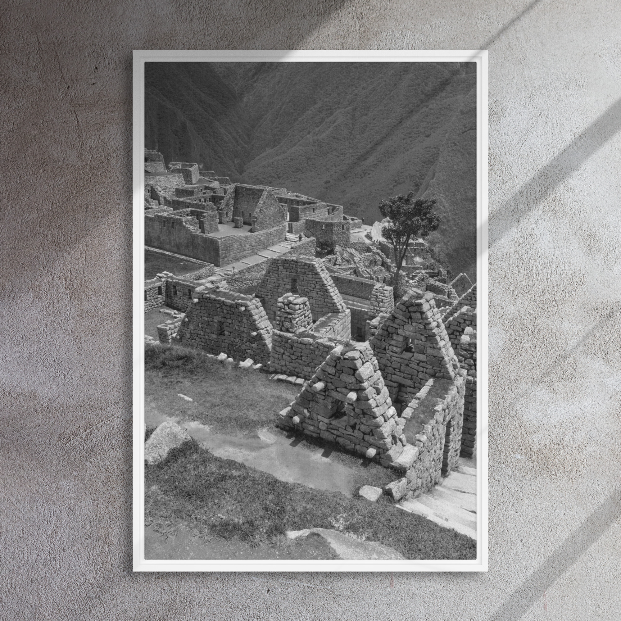 Macchu Picchu Temples Framed Canvas - Image 2