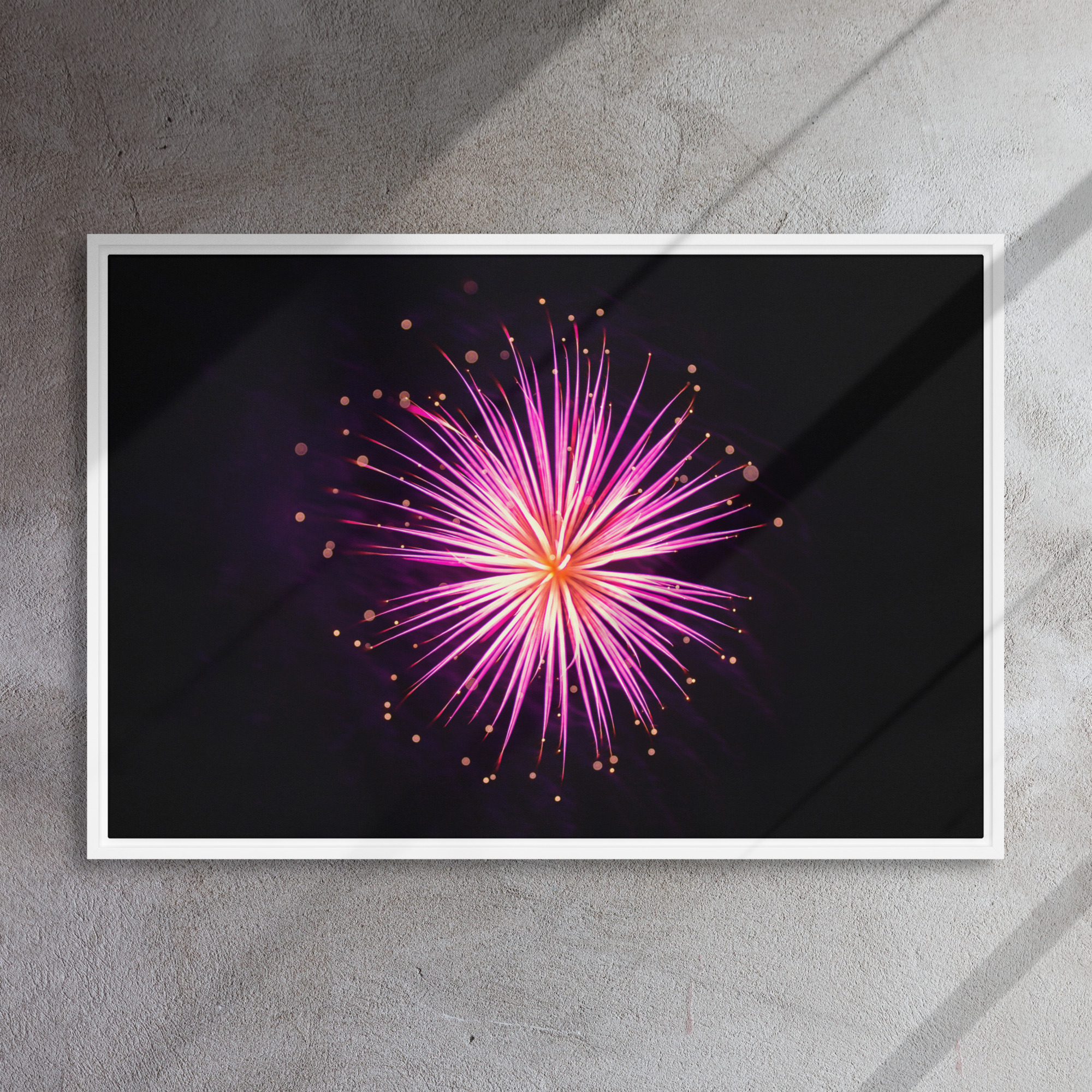 Moment of Explosion Framed Canvas - Image 2