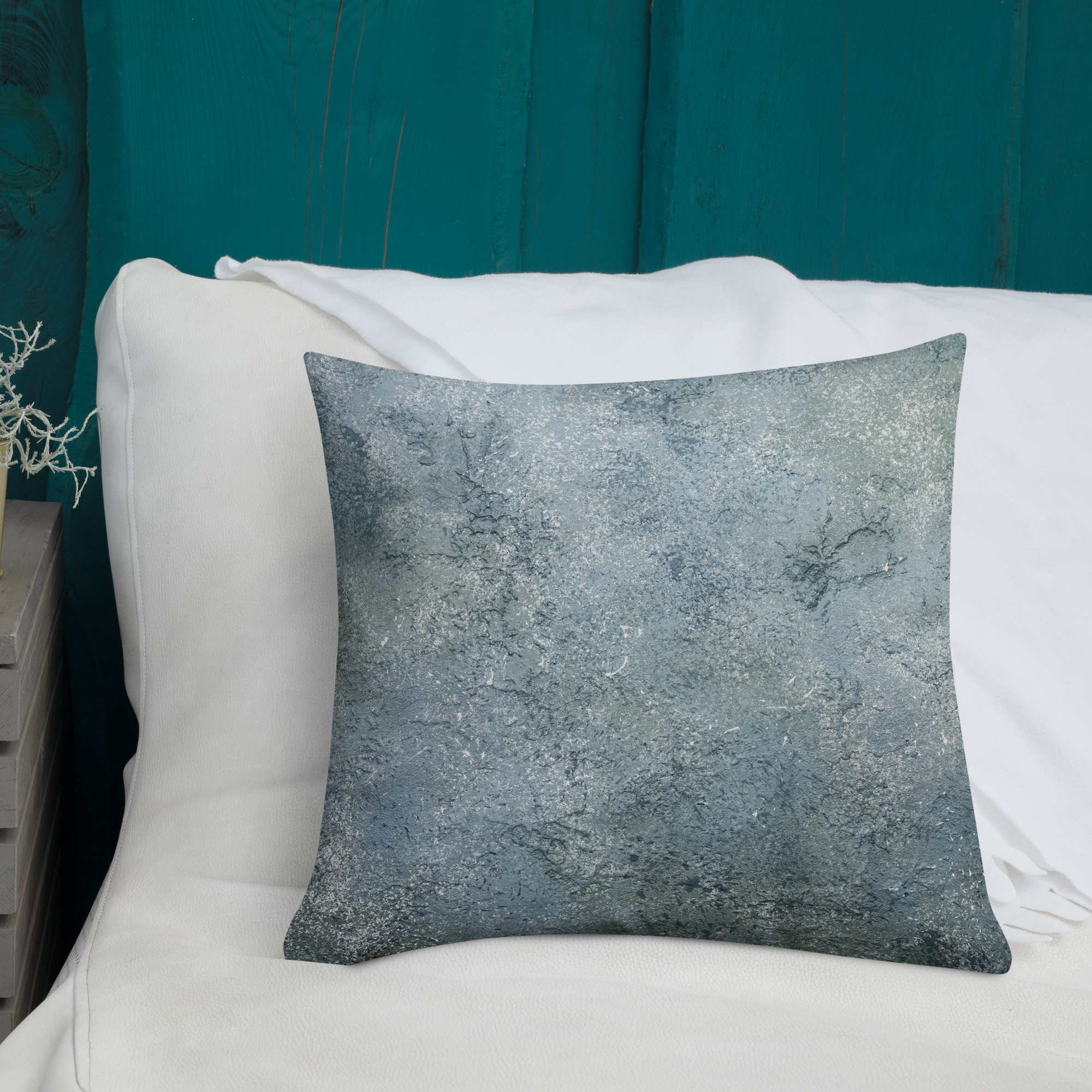 Gray Stone Texture Pillow - Image 5