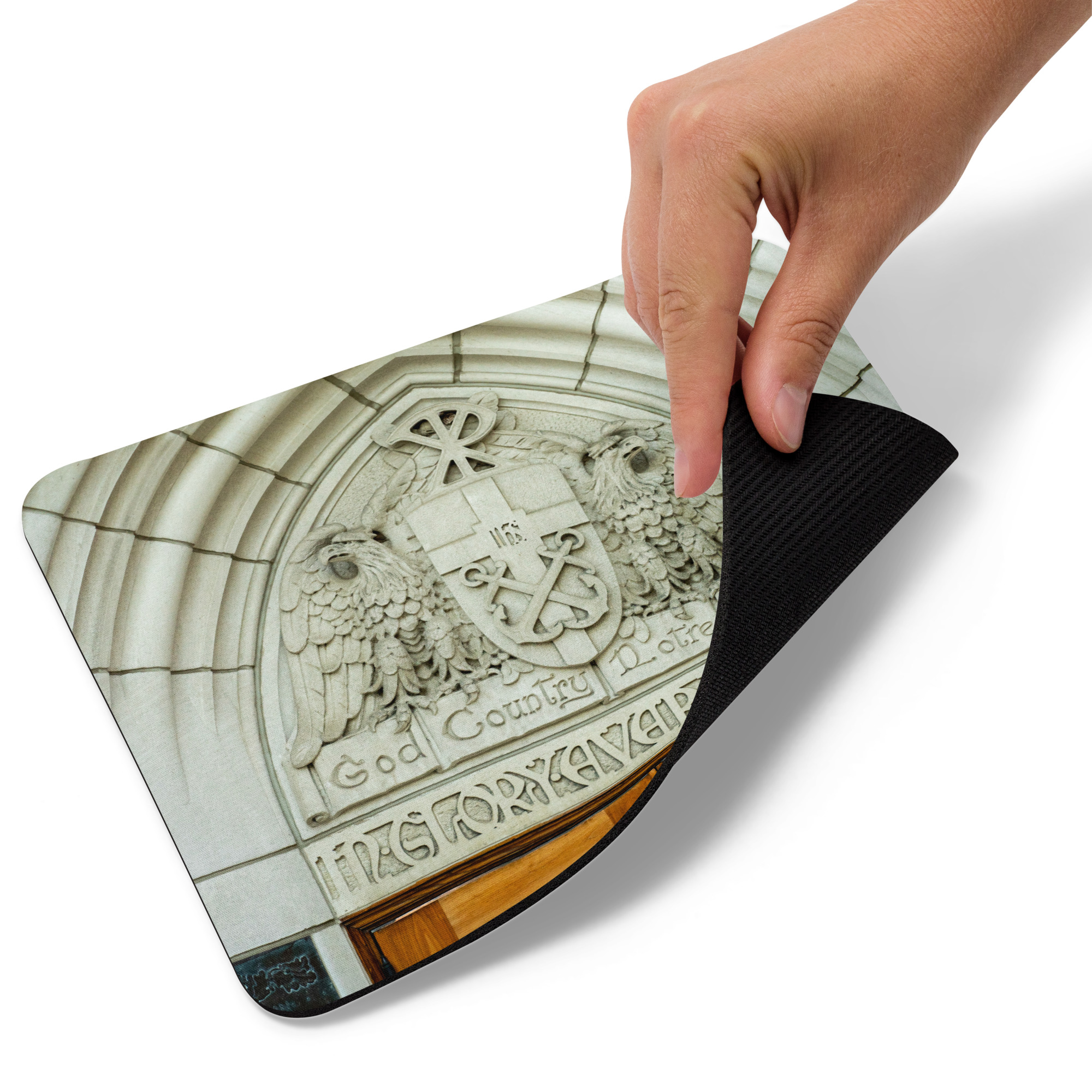 God, Country, Notre Dame Mouse Pad - Image 2
