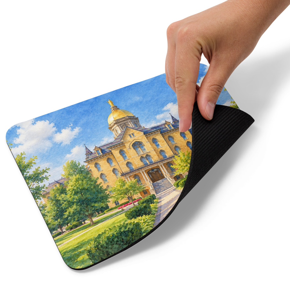 Golden Dome Watercolor Mouse Pad - Image 2